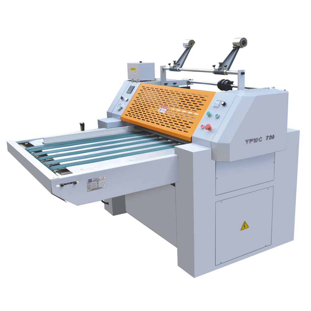 YFMC-720B/920B/1200B Manual Thermal Paper Film Laminator Roll Machine